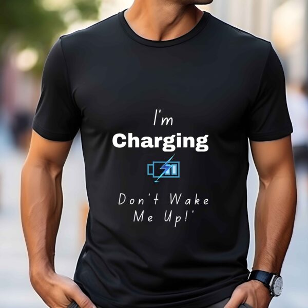 Top 1 Funny Charging T-Shirt 2025 – Power Nap Mode Activated-AhmedDigitalStore