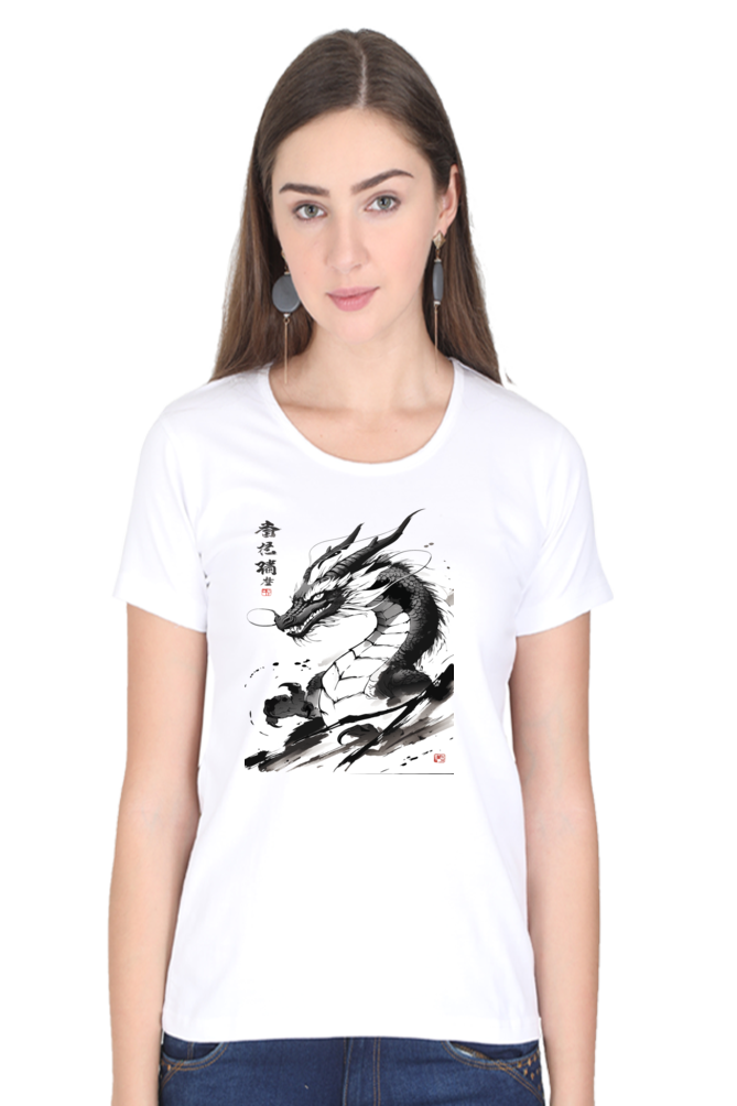 Japanese Dragon Ink Art T-Shirt – Pink Edition | AhmedDigitalStore 2025 - Image 5