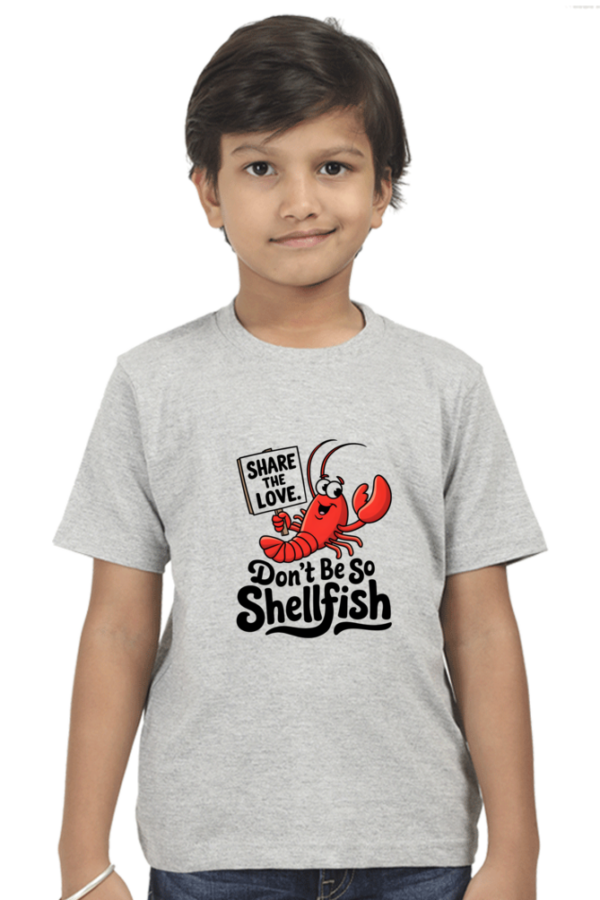 Funny Kids T-Shirt 2025 – “Don’t Be So Shellfish” - Image 10