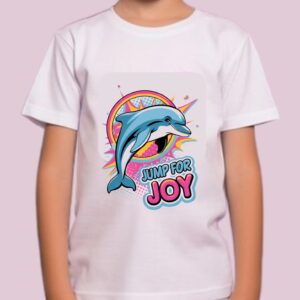 Jump for Joy Dolphin Tee – Vibrant Pop Art 2025– AhmedDigitalStore 2025