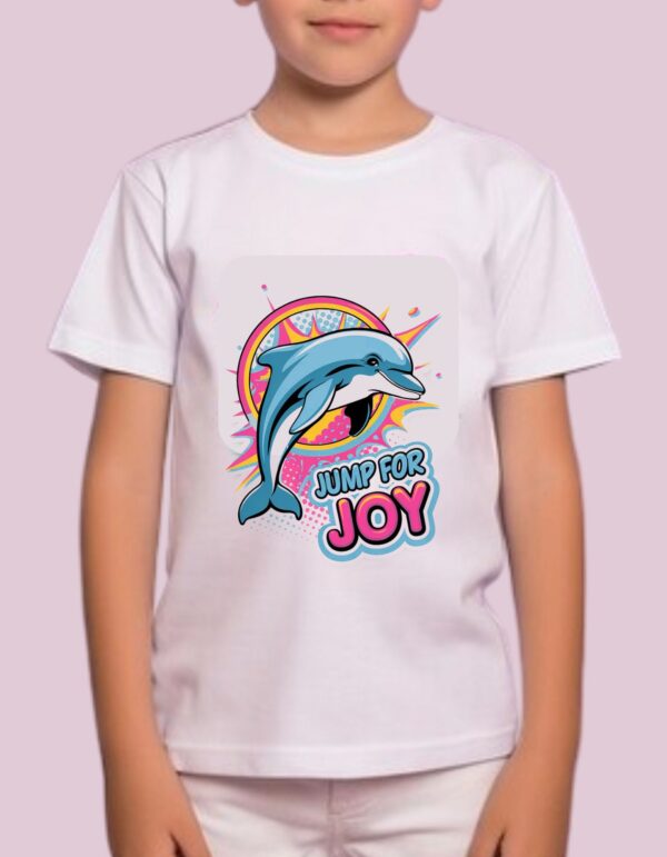 Jump for Joy Dolphin Tee – Vibrant Pop Art 2025– AhmedDigitalStore 2025