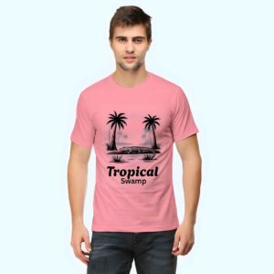 Tropical Swamp Graphic Tee 2025 – Bold Nature Power by AhmedDigitalStore featuring tropical wetlands scene in pop-art style.
