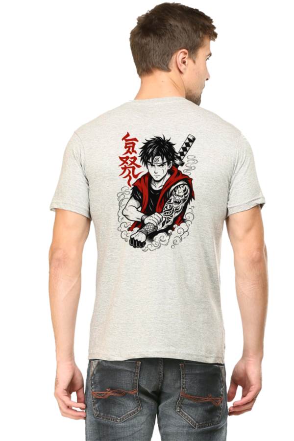 ⚔️ Anime Samurai Warrior T-Shirt 2025 – Bold Otaku Style - Image 2