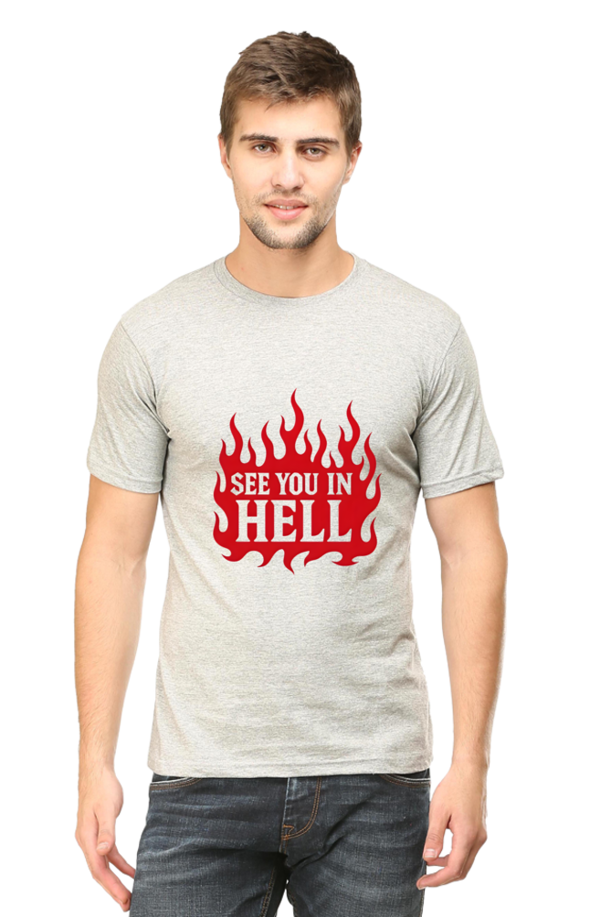 🔥 See You In Hell T-Shirt 2025 – Bold Flame Streetwear Tee for Men - Image 4