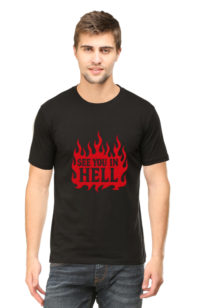 🔥 See You In Hell T-Shirt 2025 – Bold Flame Streetwear Tee for Men - Image 5