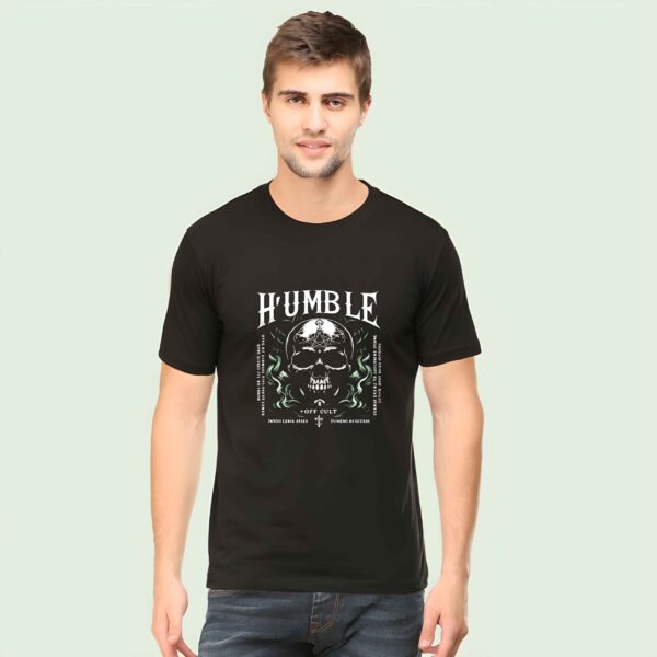 Humble Skull T-Shirt 2025 – Gothic Black Streetwear for Bold Style by AhmedDigitalStore