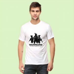 Warriors T-Shirt for Men – Unstoppable 2025 Edition | Tactical Military Graphic Cotton Tee by AhmedDigitalStore