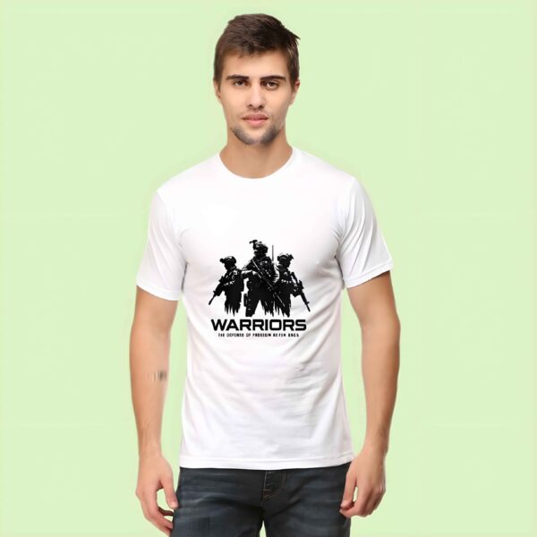 Warriors T-Shirt for Men – Unstoppable 2025 Edition | Tactical Military Graphic Cotton Tee by AhmedDigitalStore
