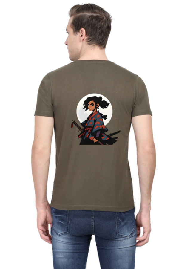 Anime Samurai T-Shirt – Epic 2025 Bold Warrior Spirit Graphic Tee - Image 2
