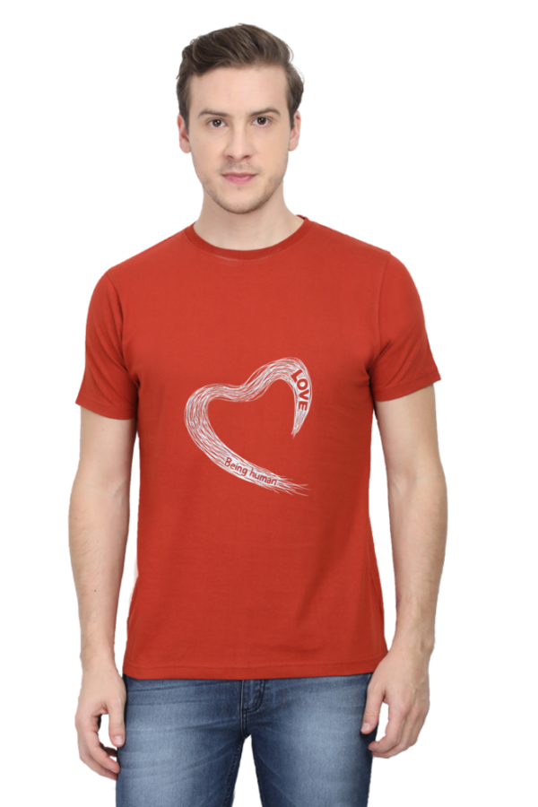 ❤️ Love Being Human T-Shirt – Motivational Quote Tee 2025 - Image 2