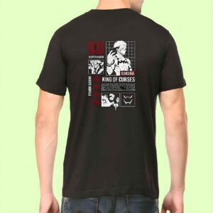 Sukuna Anime T-Shirt 2025 – Bold King of Curses Tee by AhmedDigitalStore