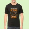 Motorbike Rider T-Shirt with “You Don’t Stop Riding” quote and vintage motorcycle design