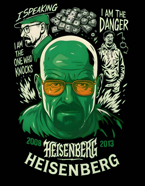 Heisenberg T-Shirt – Bold Graphic Tribute to Breaking Bad Icon | 2025 - Image 2