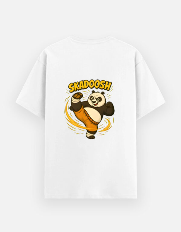 Top 1 Skadoosh Panda T-Shirt 2025 – Funny Kick Tee - Image 4
