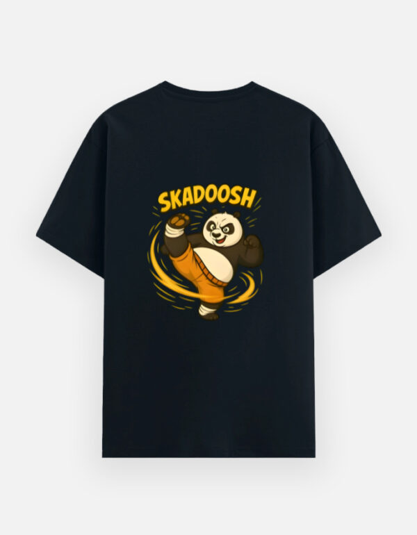 Top 1 Skadoosh Panda T-Shirt 2025 – Funny Kick Tee - Image 2