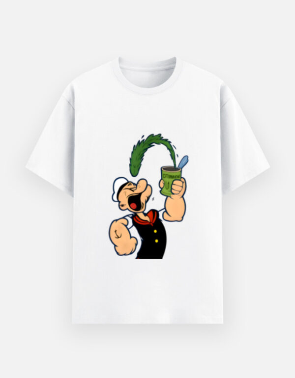 Top 1 Popeye T-Shirt 2025 – Spinach Power Graphic Tee - Image 3