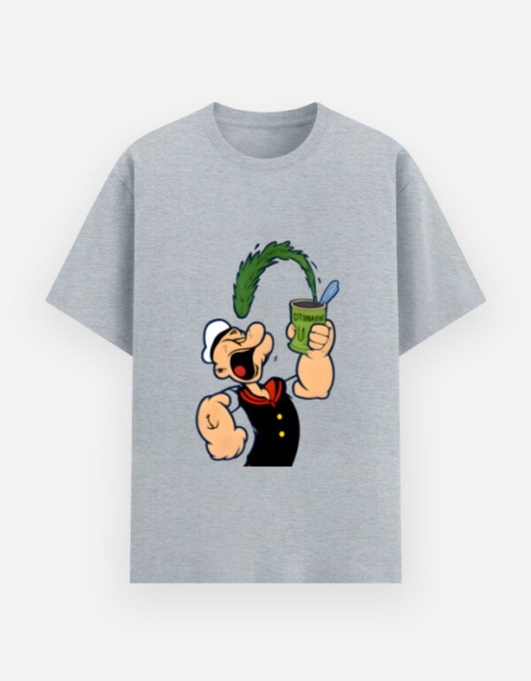 Top 1 Popeye T-Shirt 2025 – Spinach Power Graphic Tee - Image 2