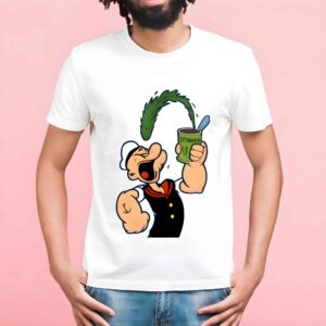 Popeye T-Shirt 2025 – Spinach Power Cartoon Character Graphic | AhmedDigitalStore