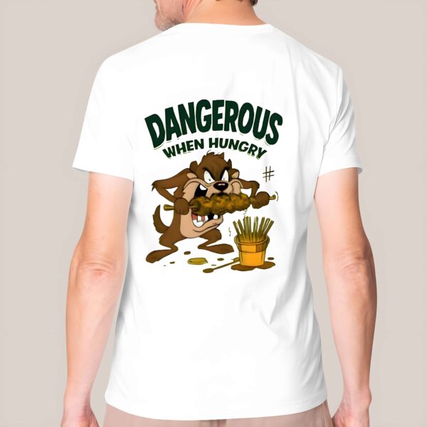 Hungry Cartoon T-Shirt 2025 – Dangerous When Hungry Character Design | AhmedDigitalStore