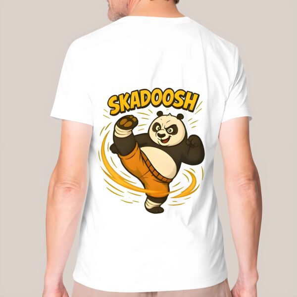 Skadoosh Panda T-Shirt 2025 – Funny Martial Arts Cartoon Tee | AhmedDigitalStore
